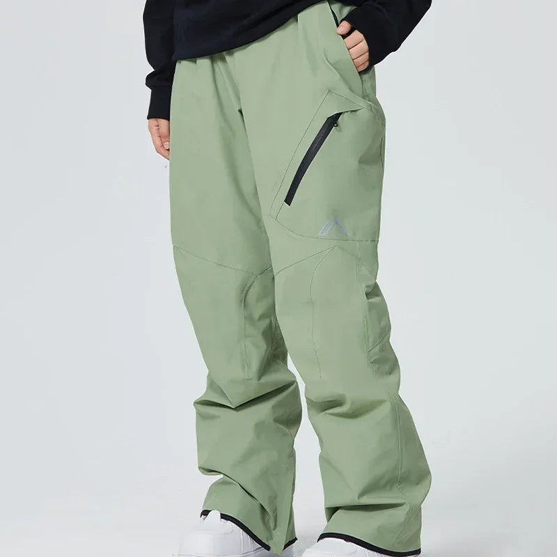 Winter 2025 Women's Snow Pants – Waterproof & Windproof Ski Overalls