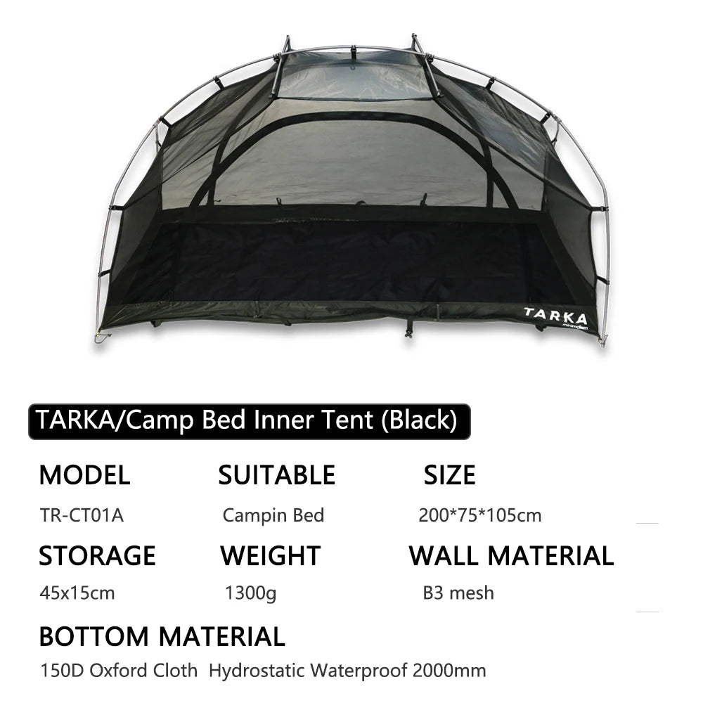 Camping Bed Inner Tent – Insect Prevention Mesh (Single Person)