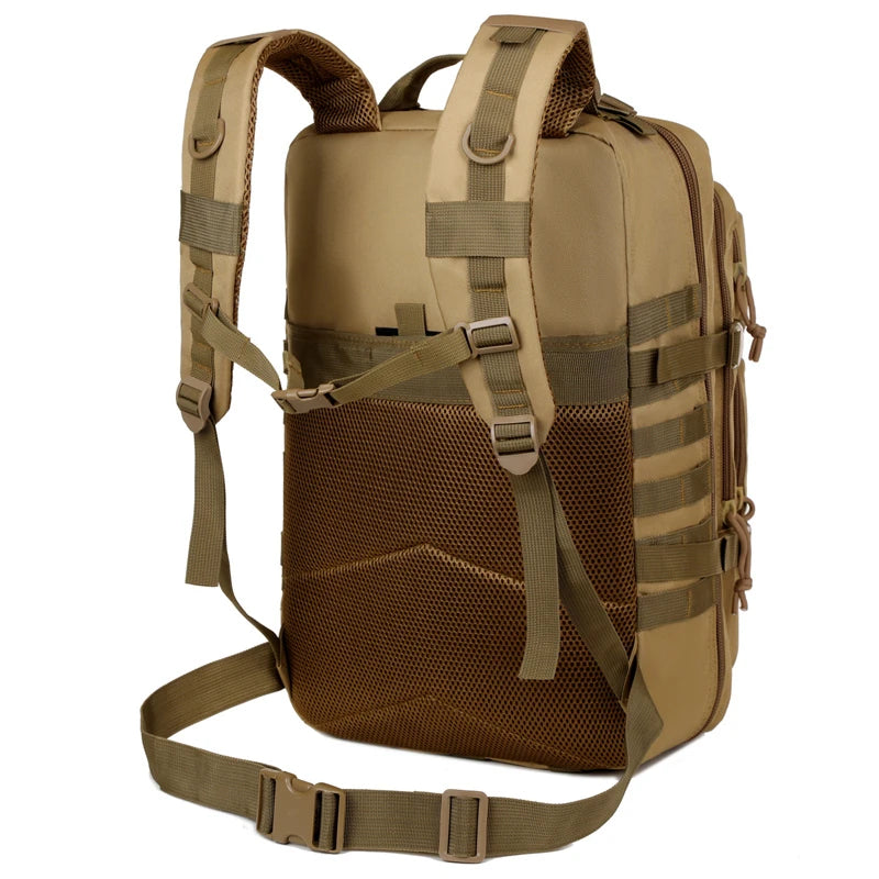 Large Capacity Waterproof Outdoor Travel Backpacks for Men Multi Pockets Durable Tactical Bag Camping Hiking Oxford Backpack