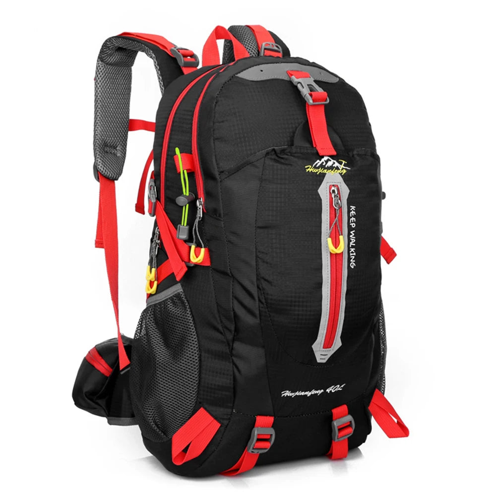 Cycle Climb 40L Water Resistant Travel Backpack Camp Hike Laptop Daypack Trekking Climb Back Bags For Outdoor  Men Women