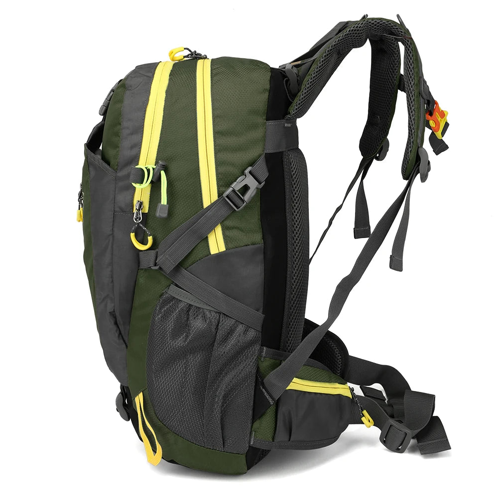 Cycle Climb 40L Water Resistant Travel Backpack Camp Hike Laptop Daypack Trekking Climb Back Bags For Outdoor  Men Women