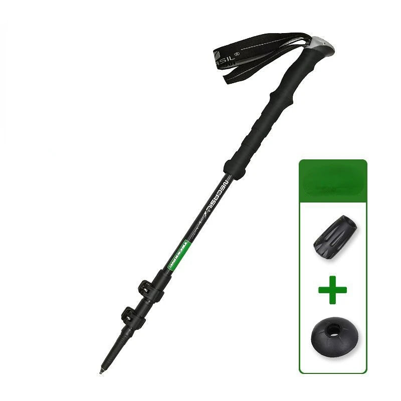 PathGuard™ Foldable Trekking Pole – Compact Strength for Every Journey
