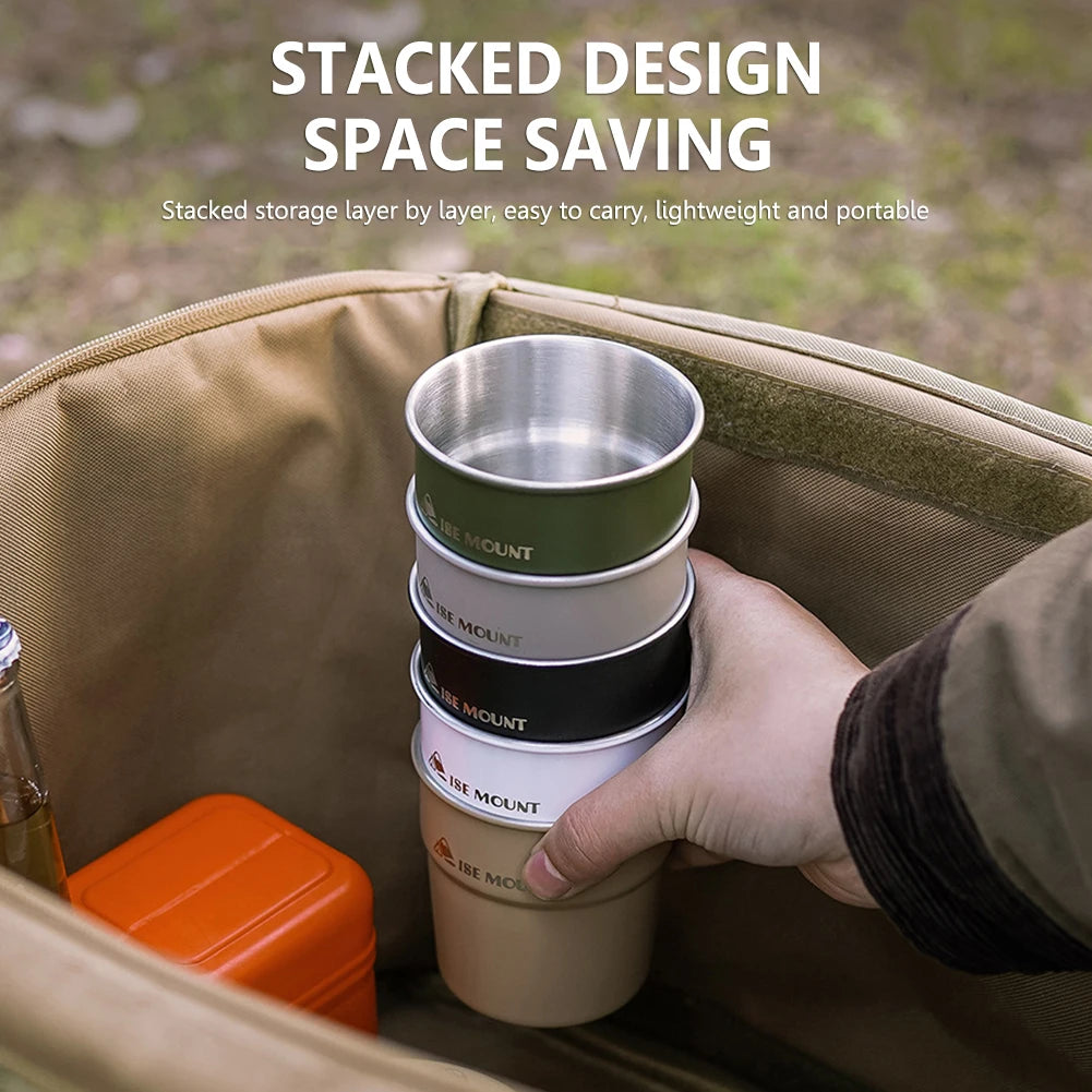 CampSip™ Stainless Steel Camping Cup – Your Essential Outdoor Companion