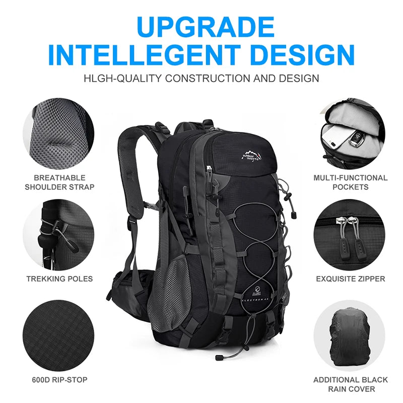 StoneRidge™ 40L Tactical Hiking Backpack