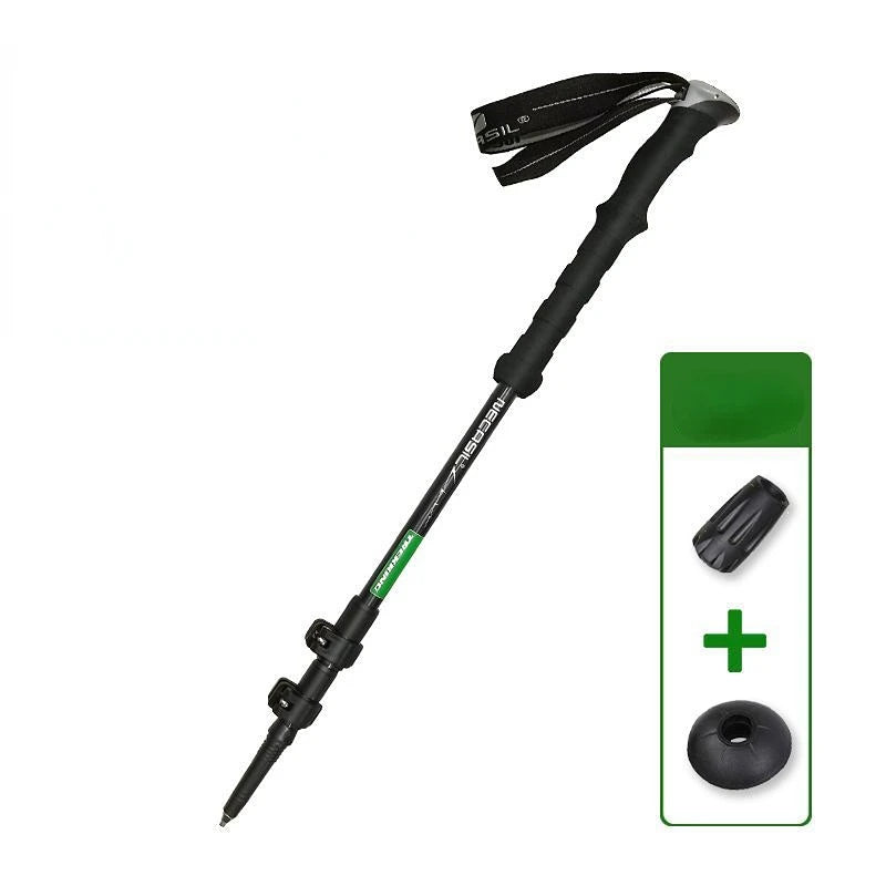 PathGuard™ Foldable Trekking Pole – Compact Strength for Every Journey