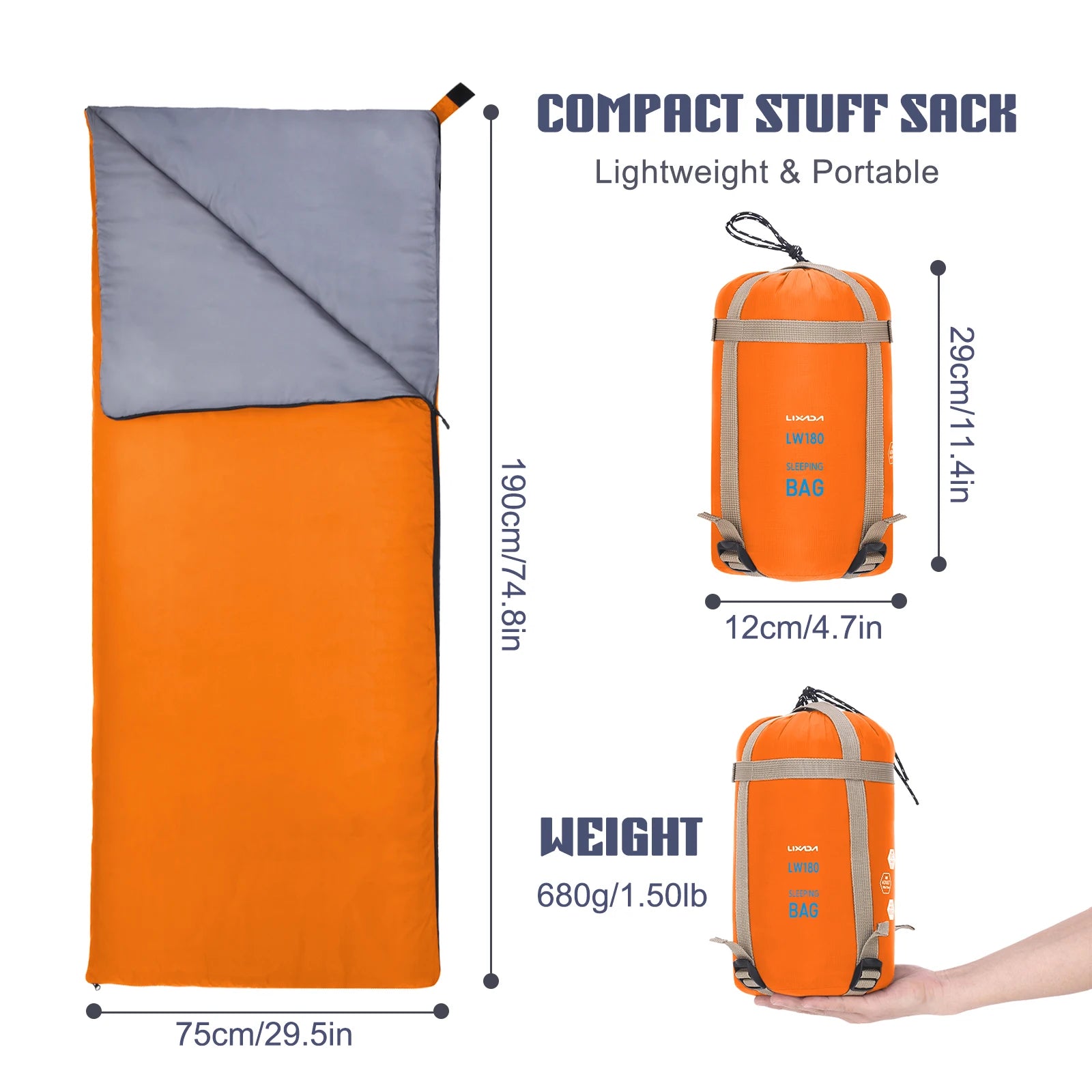 LightTrail – Ultralight Envelope Sleeping Bag