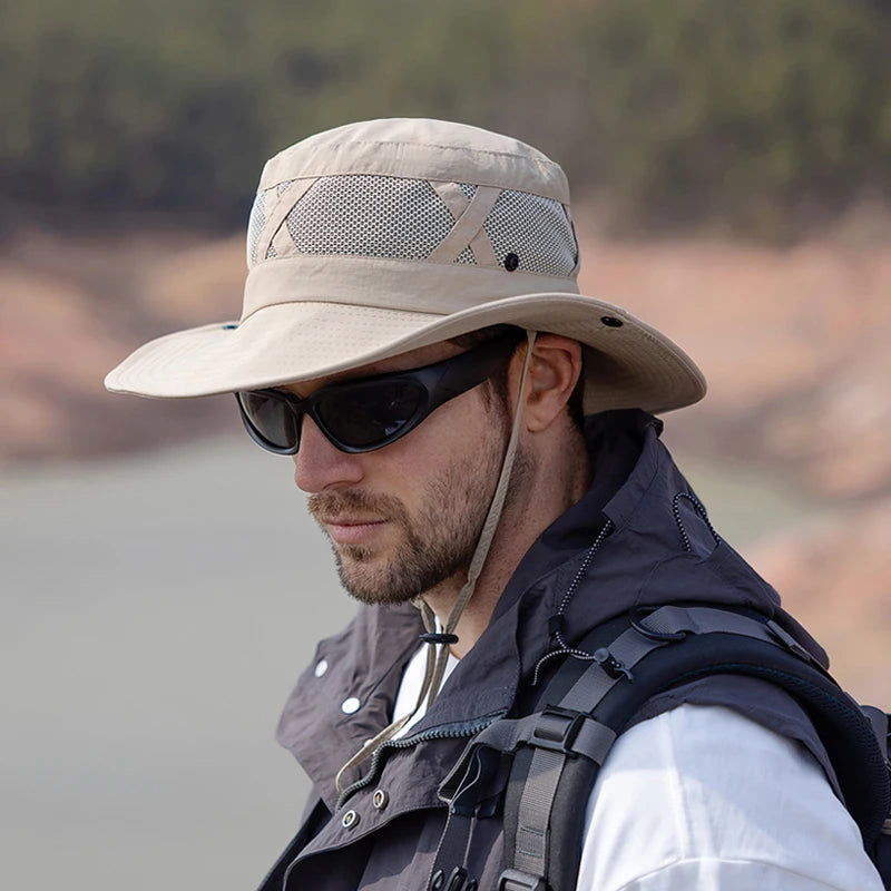 Xinbaoguan 100% Nylon Sun Hat — Large Brim & Breathable