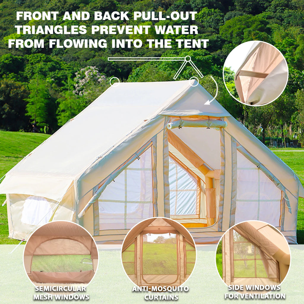 Inflatable Camping Tent – Large & Easy Setup (4–6 Person)