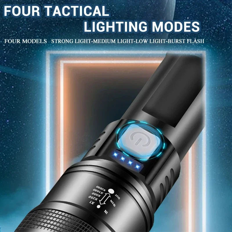 TactiGlow™ Rechargeable LED Flashlight