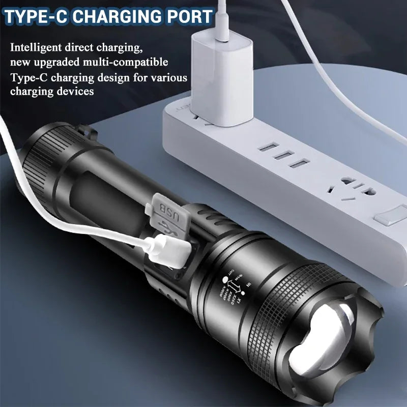 TactiGlow™ Rechargeable LED Flashlight