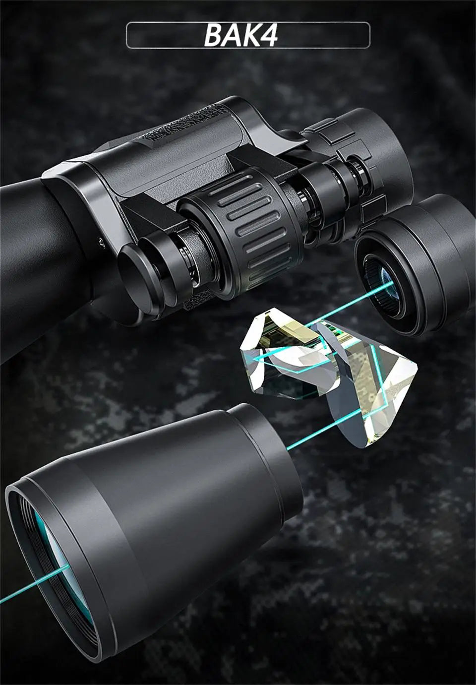 German Military 20x50 Zoom HD Binoculars — Powerful, Long-Range & Professional