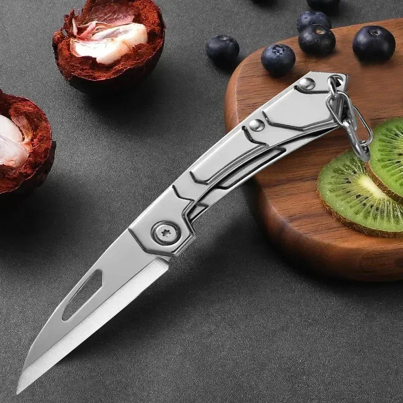 Camping Folding Knife Fruit Knife Outdoor Knife Sharp Blade Utility Knife Portable Hunting Knife Multi-function Pocket Knife