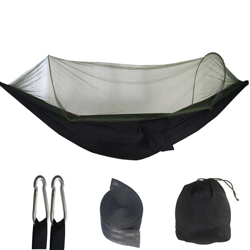 BreezeGuard™ Camping Hammock with Mosquito Net