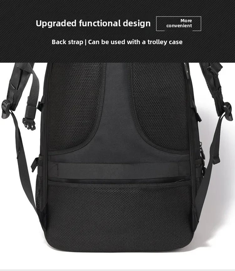 Large capacity men's backpack with high-end feel travel backpacksports outdoor luggage bag mountain climbing bag waterproof