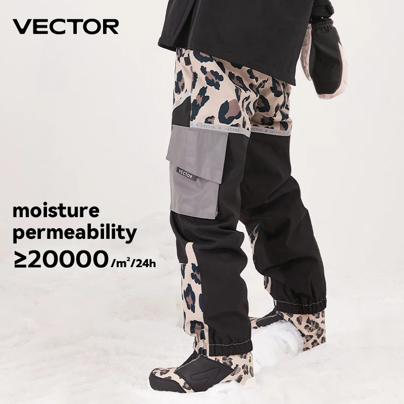 Women's Winter Ski Pants – Windproof & Waterproof Snow Trousers for Outdoor Adventures