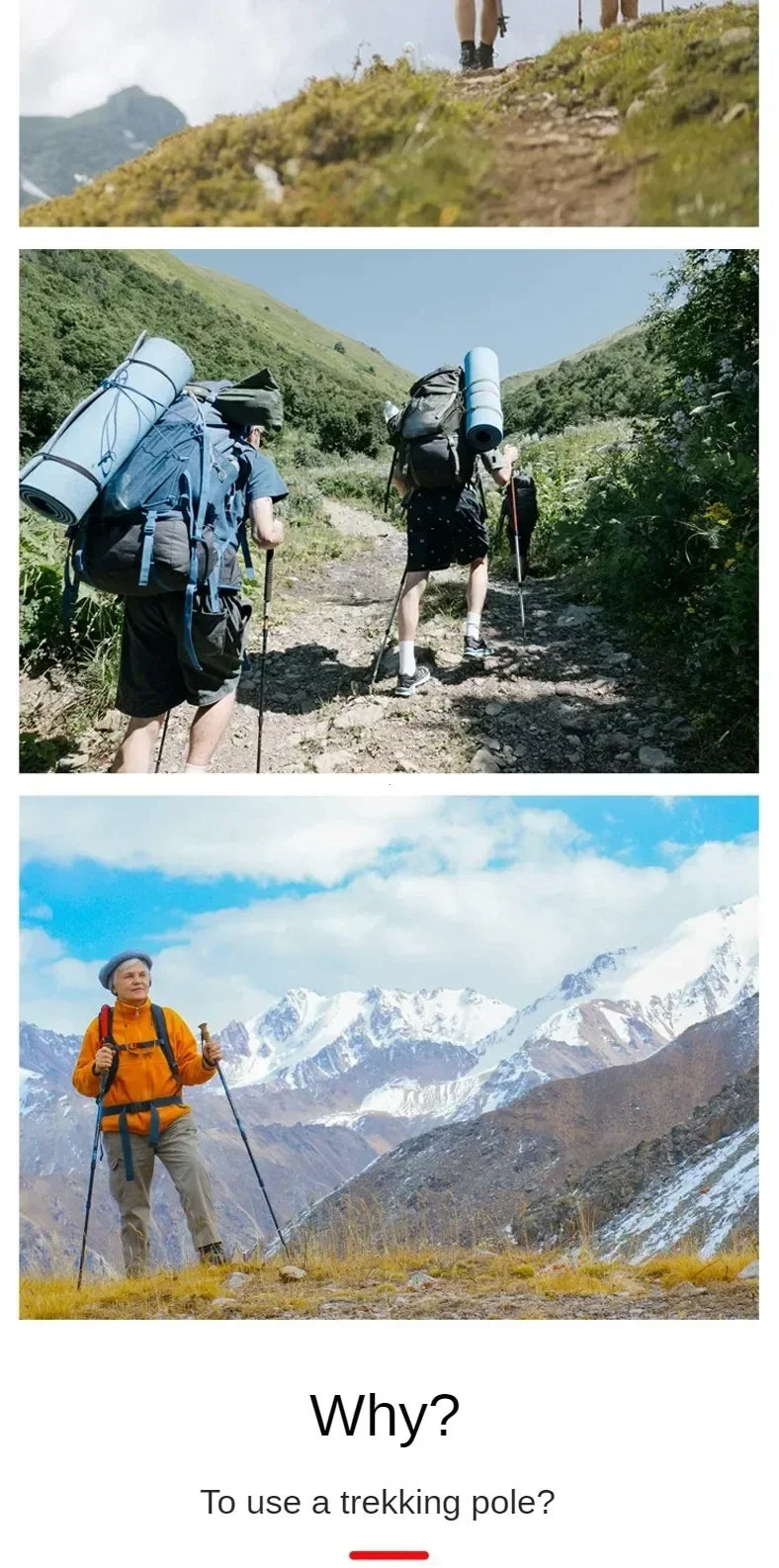 TrailCore™ Telescopic Trekking Pole