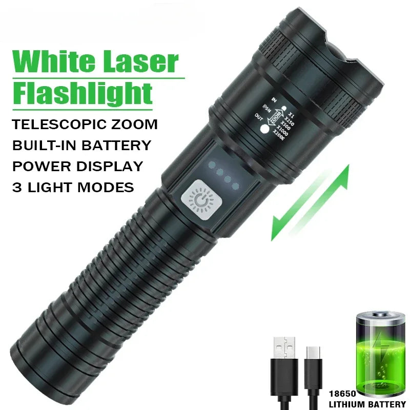 TactiGlow™ Rechargeable LED Flashlight
