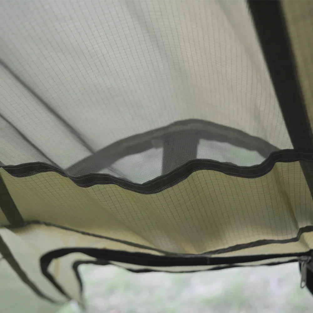 AeroPeak Silnylon Pyramid Tent – Ultralight Rodless Shelter for 3–4 People