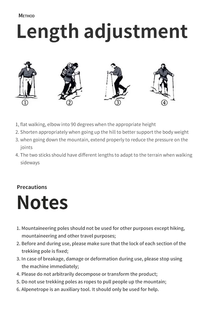 Skystride™ Carbon Trekking Poles