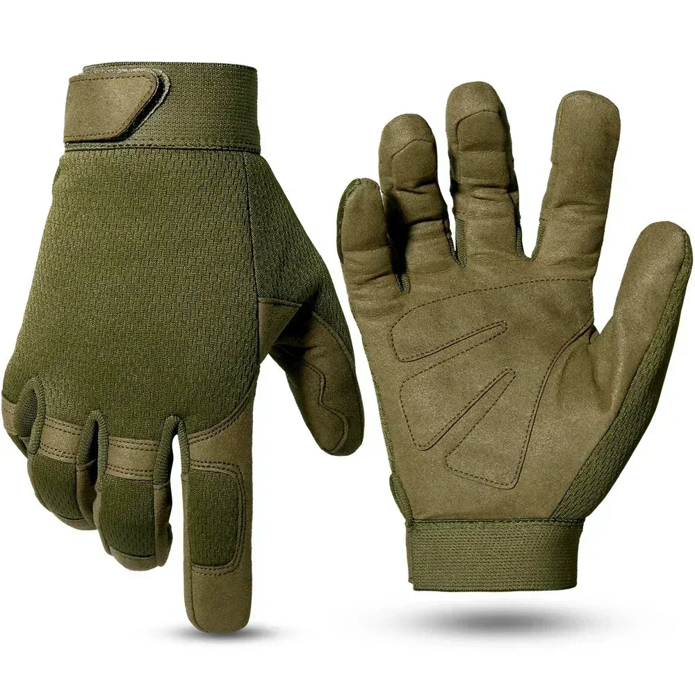 Tactical Gloves Anti-skid Outdoor Bicycle Airsoft Shooting Paintball Hunting Hiking Sports Combat Work Gear Lightweight Men