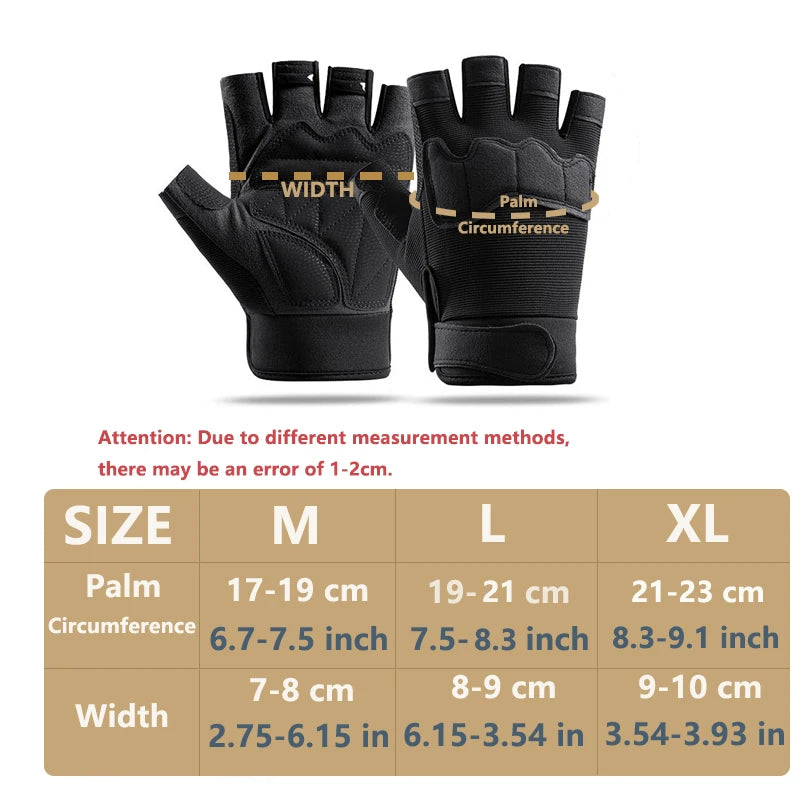 Tactical Gloves for Men, Touchscreen Motorcycle for Outdoor Sports Cycling Airsoft Paintball Hunting Hiking Camping Climbing