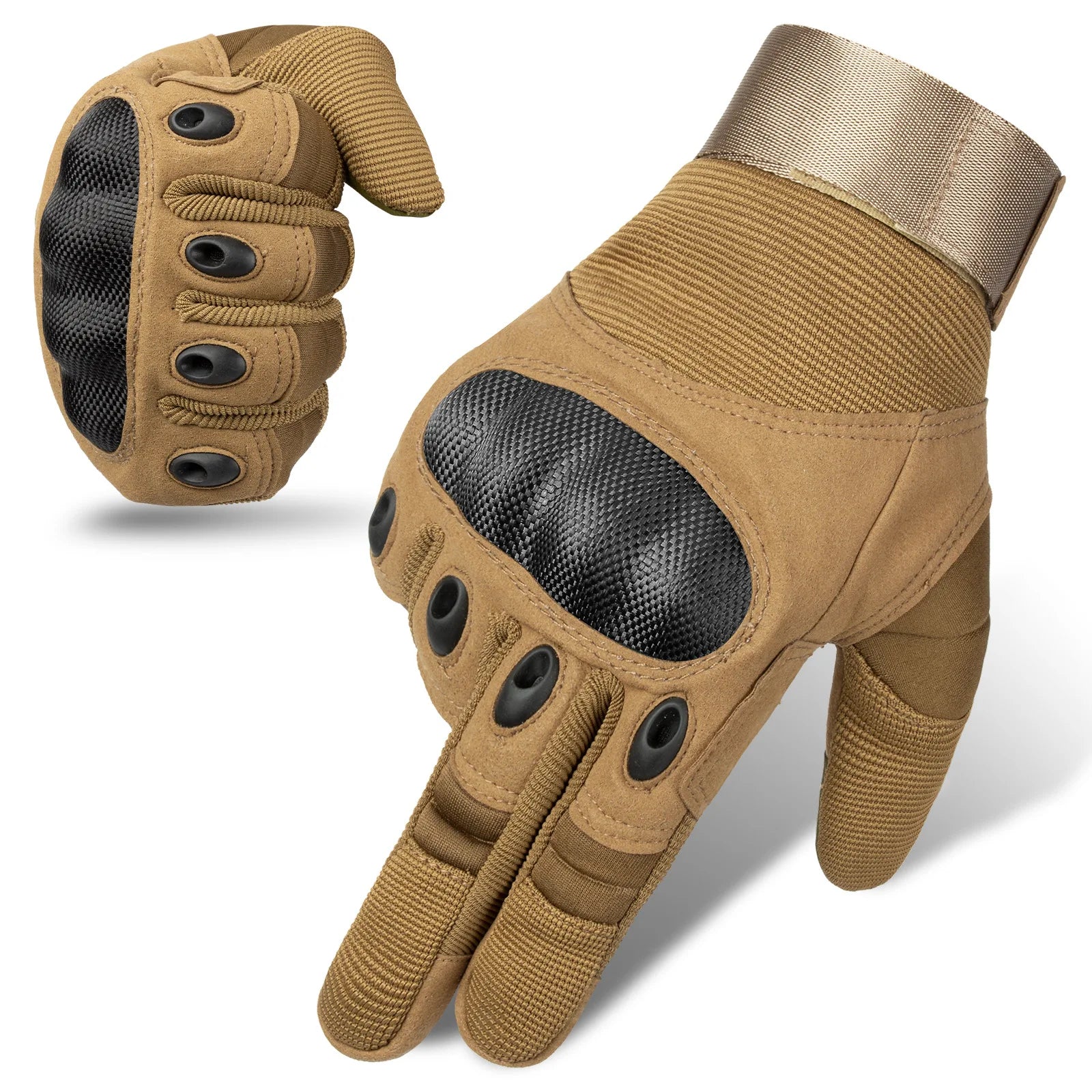 Tactical Full Finger Combat Gloves Hand Protective Gear Handwear Hunting Milsim Hiking Sports Outdoor Climbing Gloves