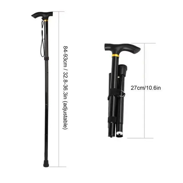 Velmont TrekMaster – 5-Section Folding Trekking Pole