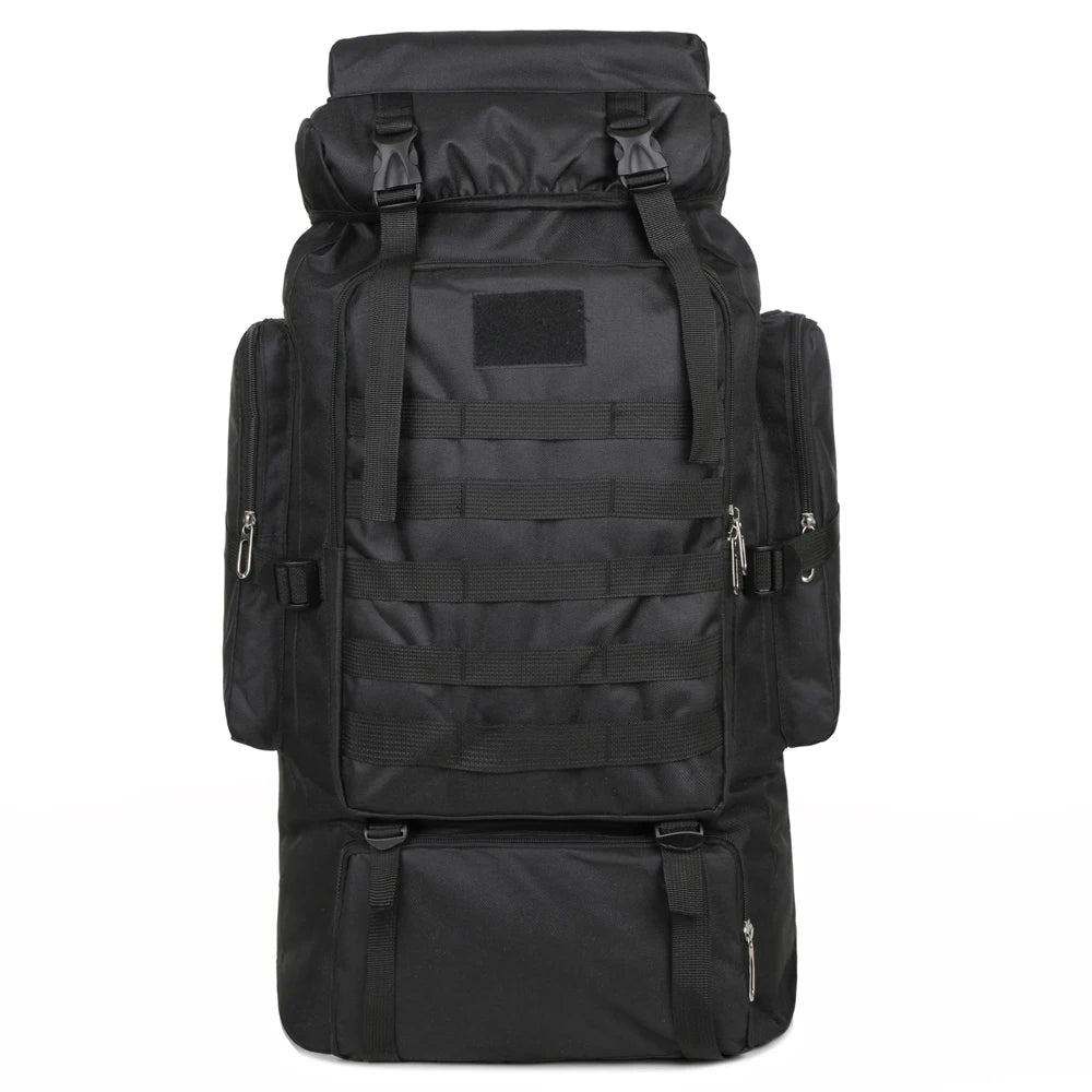 Large Capacity Hiking Backpack – Canvas Outdoor Tactical Rucksack