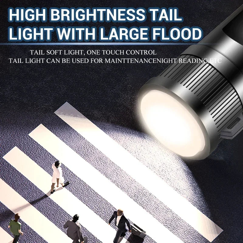 TactiGlow™ Rechargeable LED Flashlight