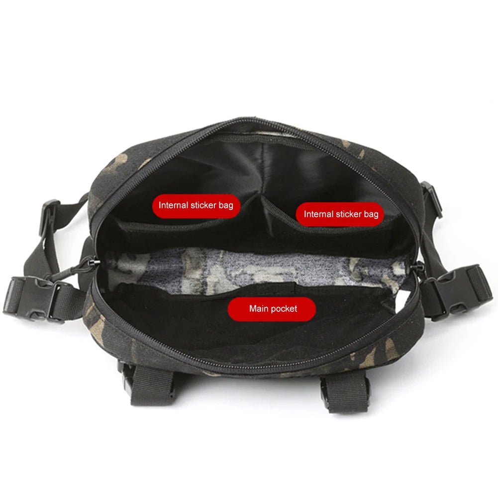Fishing Chest Bag with Adjustable Straps Climbing Camping Backpack Large Capacity Travel Vest Backpack Outdoor Cycling Bag