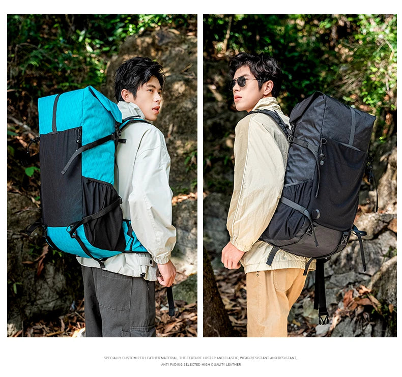 40L Outdoor Hiking Camping Backpack Large Capacity Waterproof Climbing Bag Travel Equipment Men Women's 2024 New Backpack