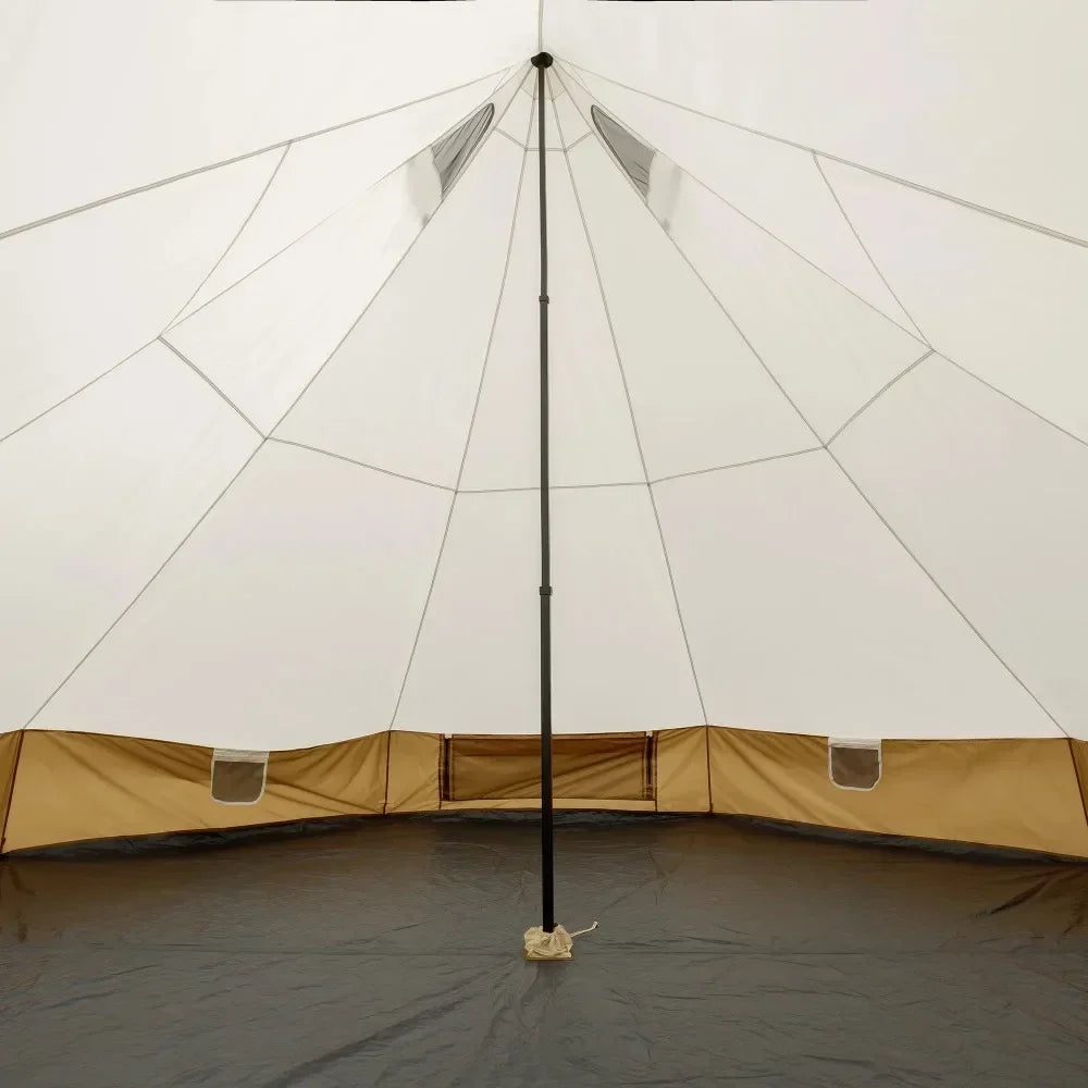 GlampLite™ 8-Person Bell Tent – Ultimate Outdoor Luxury
