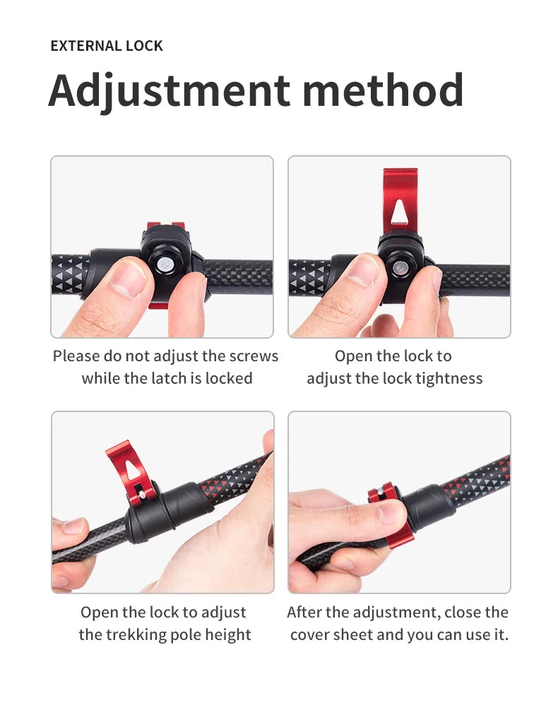 Skystride™ Carbon Trekking Poles