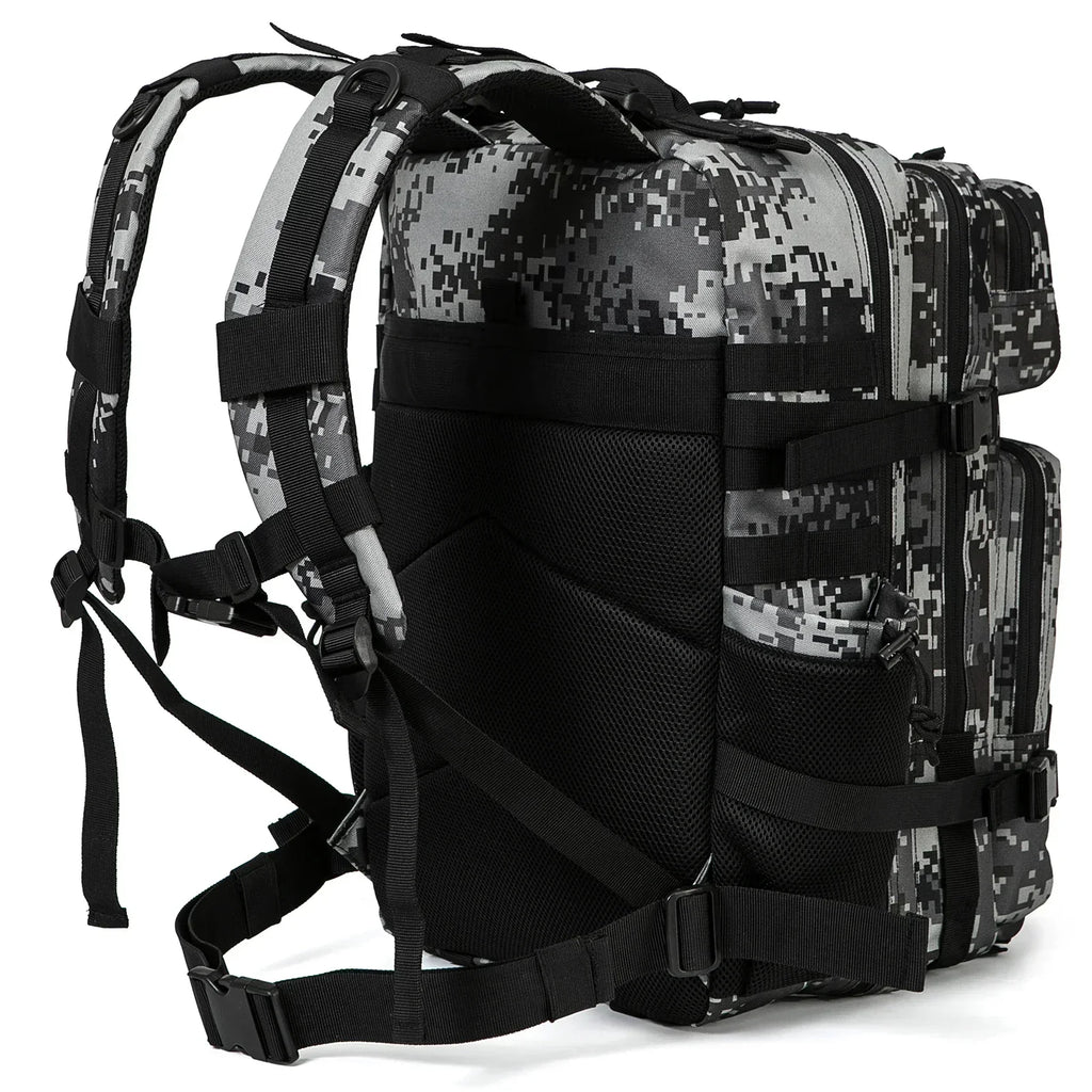 45L Tactical Backpack for Men and Women Outdoor camping equipment back pack Hiking Survival Rucksack travel backpacks School Bag