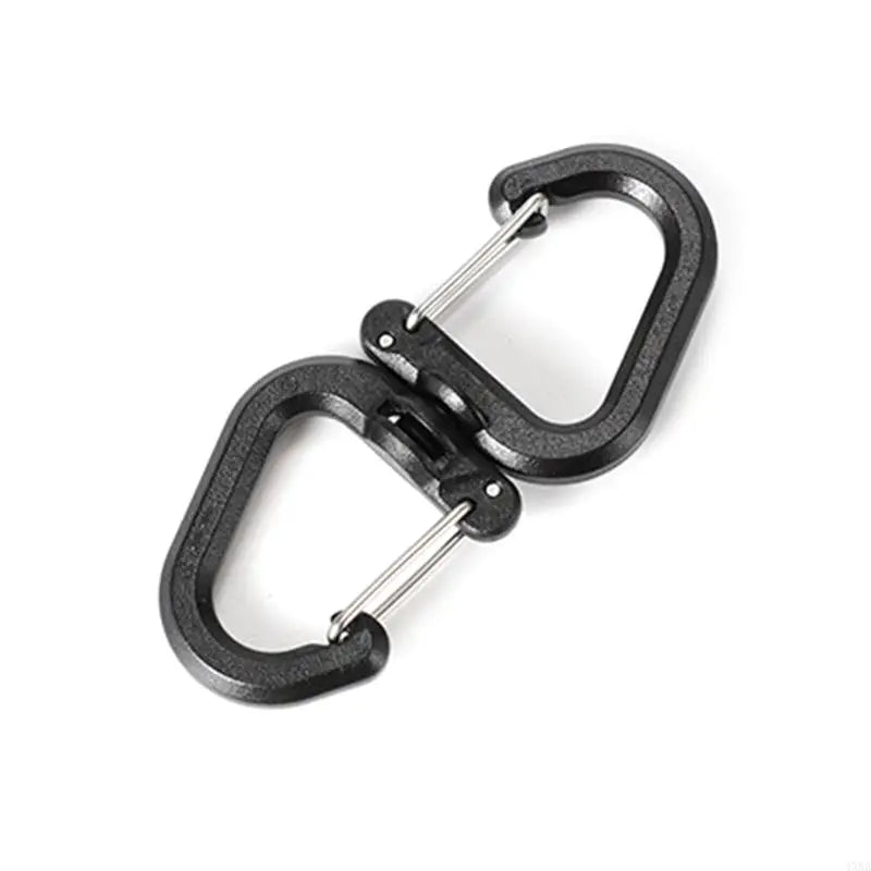 Backpacks Carabiner with 360 Degree Swivels Portable S Chain Hook Camping Double Hook Backpacks Buckles Camping Accessory