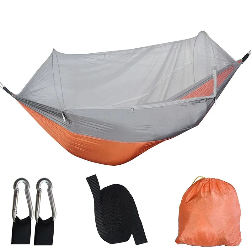 BreezeGuard™ Camping Hammock with Mosquito Net