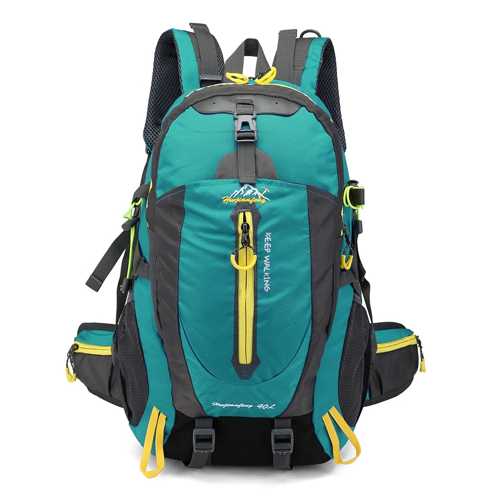 Cycle Climb 40L Water Resistant Travel Backpack Camp Hike Laptop Daypack Trekking Climb Back Bags For Outdoor  Men Women