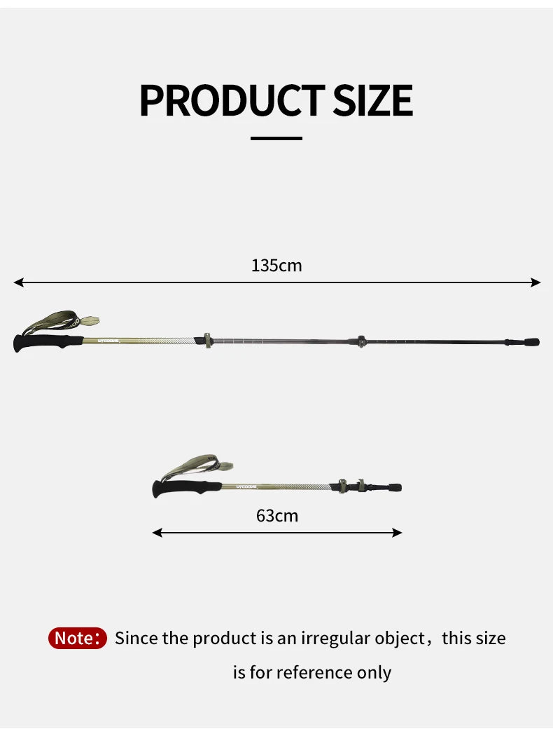 TrailEdge™ Carbon Trekking Pole – Precision Support in a Single Strike