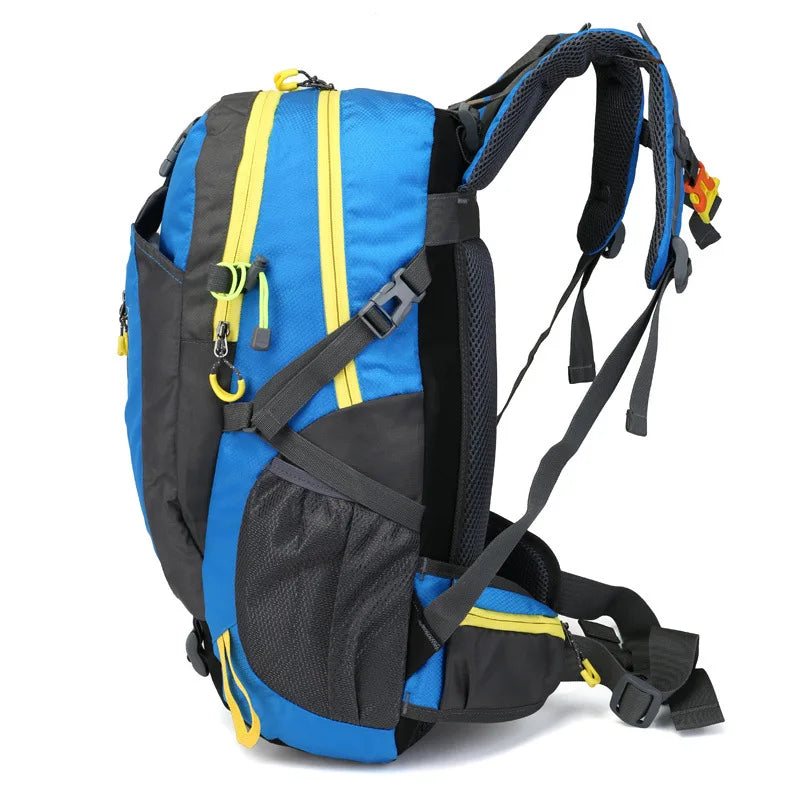 40L waterproof travel backpack, camping and hiking laptop bag, hiking backpack, men's and women's hiking backpack