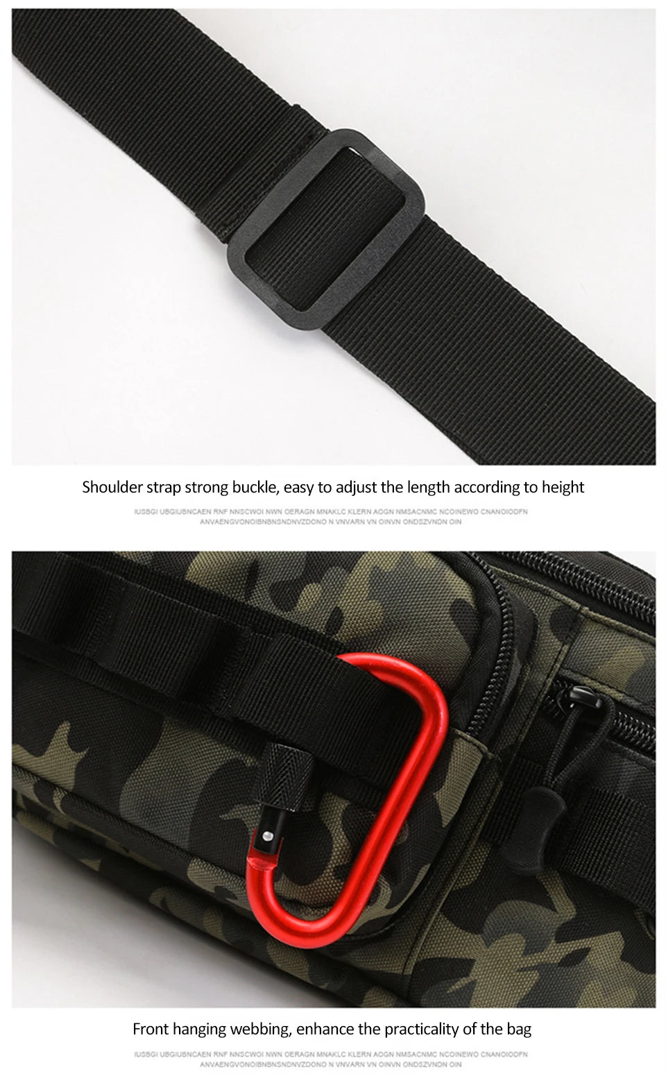 Camping Waist Chest Bag Multifuctional Outdoor Backpack Molle Fishing Lure Bag Shoulder Sling Fanny Pack Sports Hiking Bags