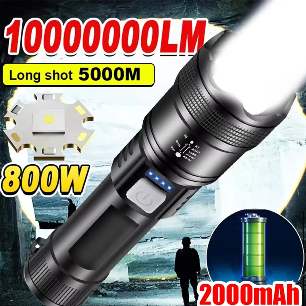 TactiGlow™ Rechargeable LED Flashlight