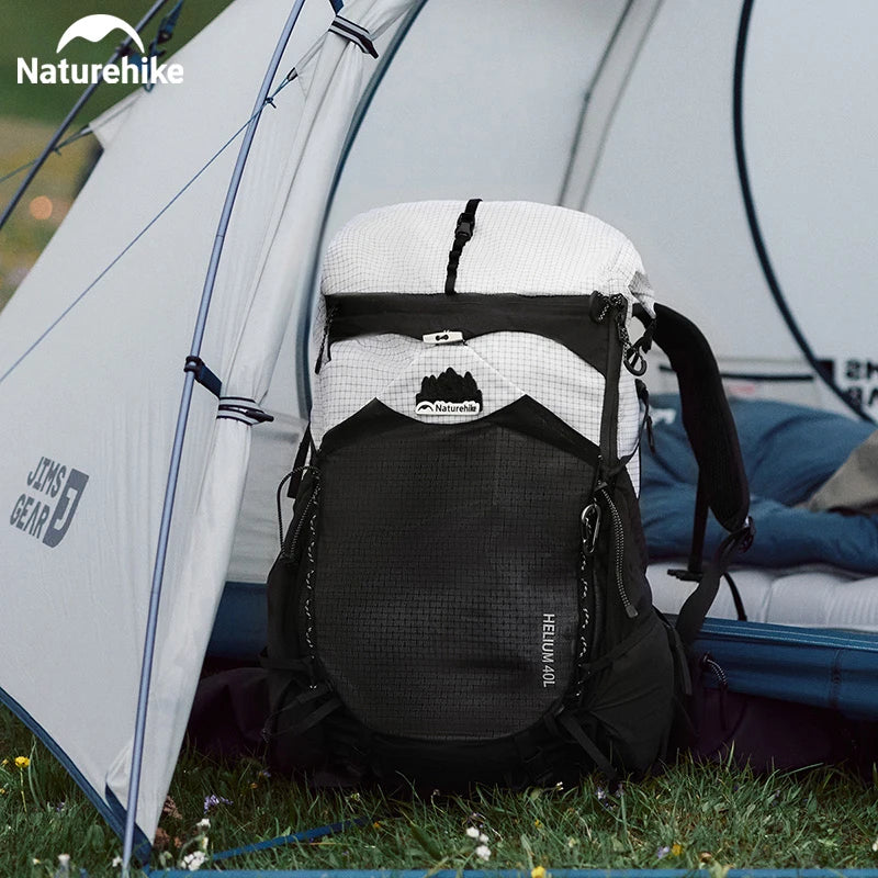Naturehike 40L Ergonomic Camping Backpack Large Capacity Men's Hiking Backpack with Rain Cover Outdoor Travel Hiking Backpack