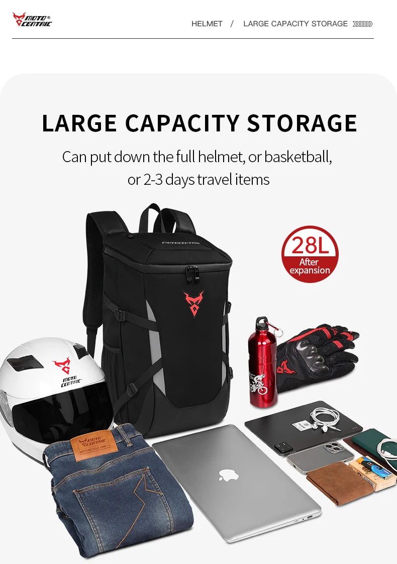 RidePack – Motorcycle Helmet & Travel Backpack