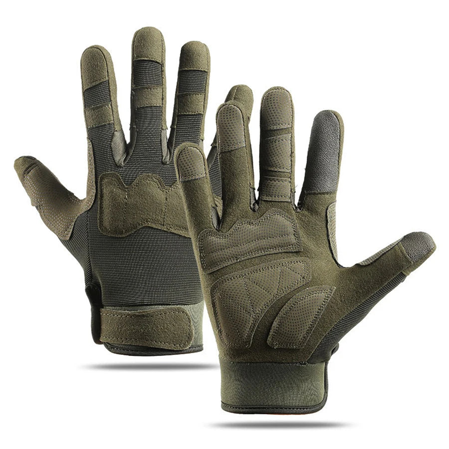 Tactical Gloves for Men, Touchscreen Motorcycle for Outdoor Sports Cycling Airsoft Paintball Hunting Hiking Camping Climbing