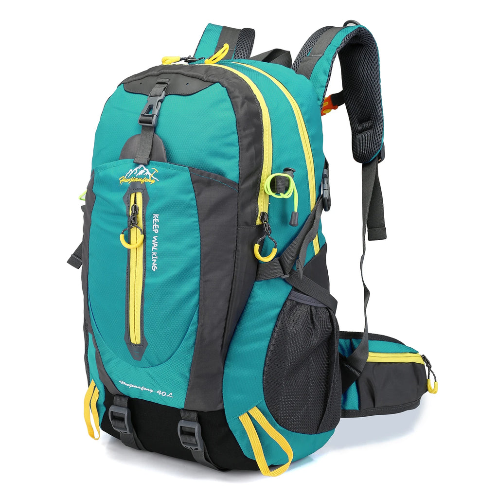 Cycle Climb 40L Water Resistant Travel Backpack Camp Hike Laptop Daypack Trekking Climb Back Bags For Outdoor  Men Women