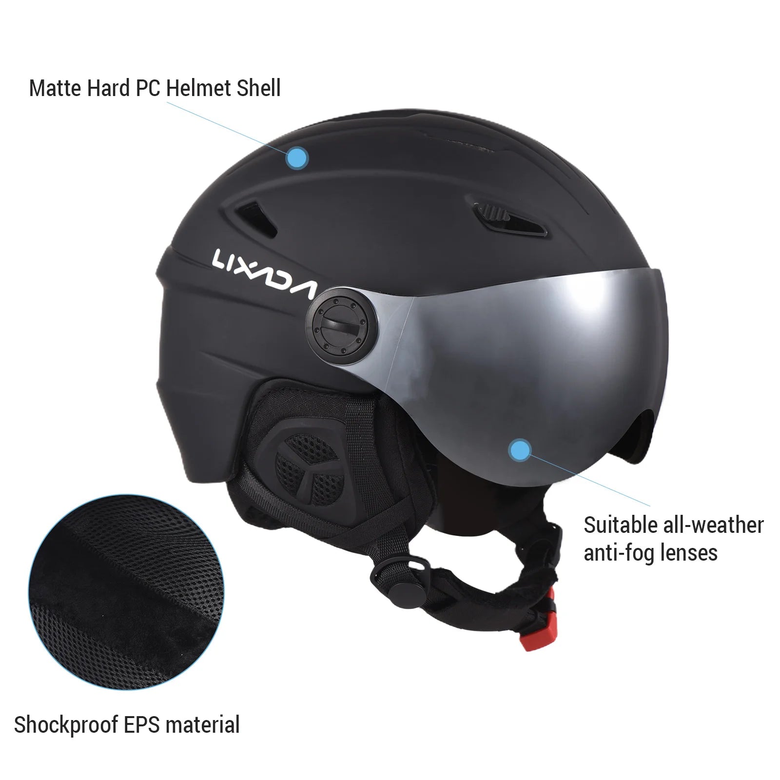 Lixada Winter Snowboard Helmet – Premium Head Protection for Snow Sports