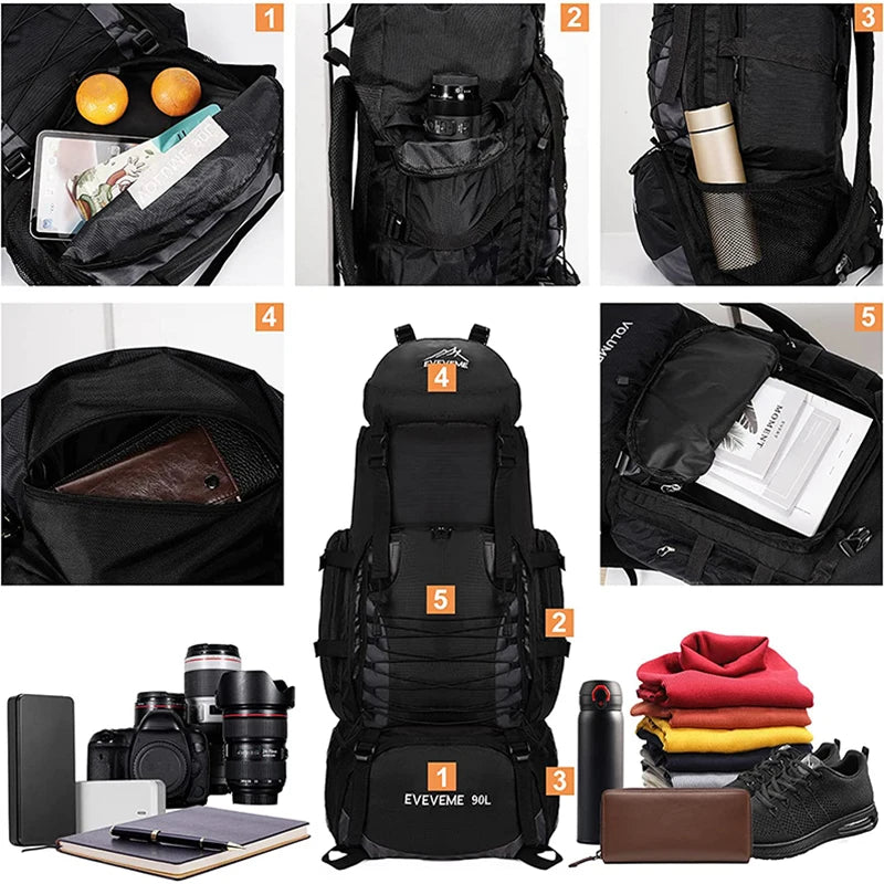 Expedition – 90L Large Travel & Camping Backpack