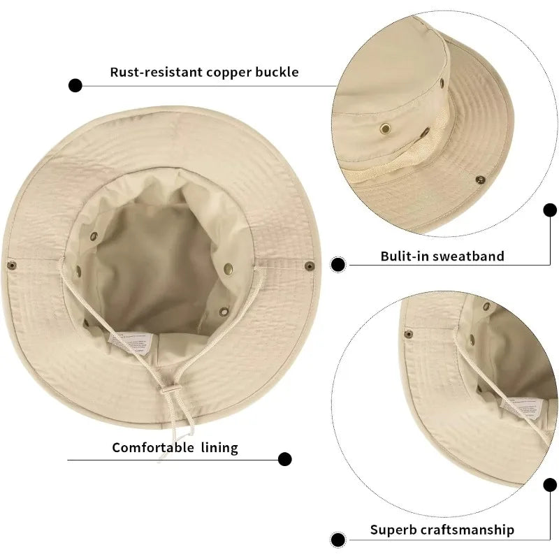 Sun Hats for Men & Women – UPF 50+ Foldable Bucket Boonie Hat
