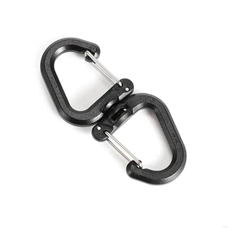Backpacks Carabiner with 360 Degree Swivels Portable S Chain Hook Camping Double Hook Backpacks Buckles Camping Accessory