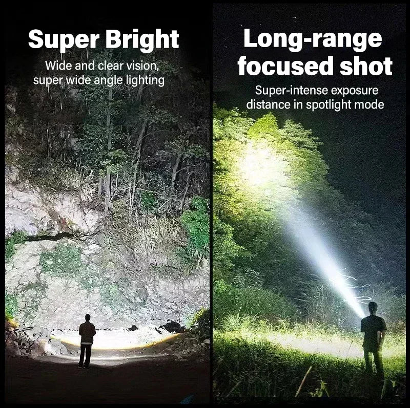 TactiGlow™ Rechargeable LED Flashlight